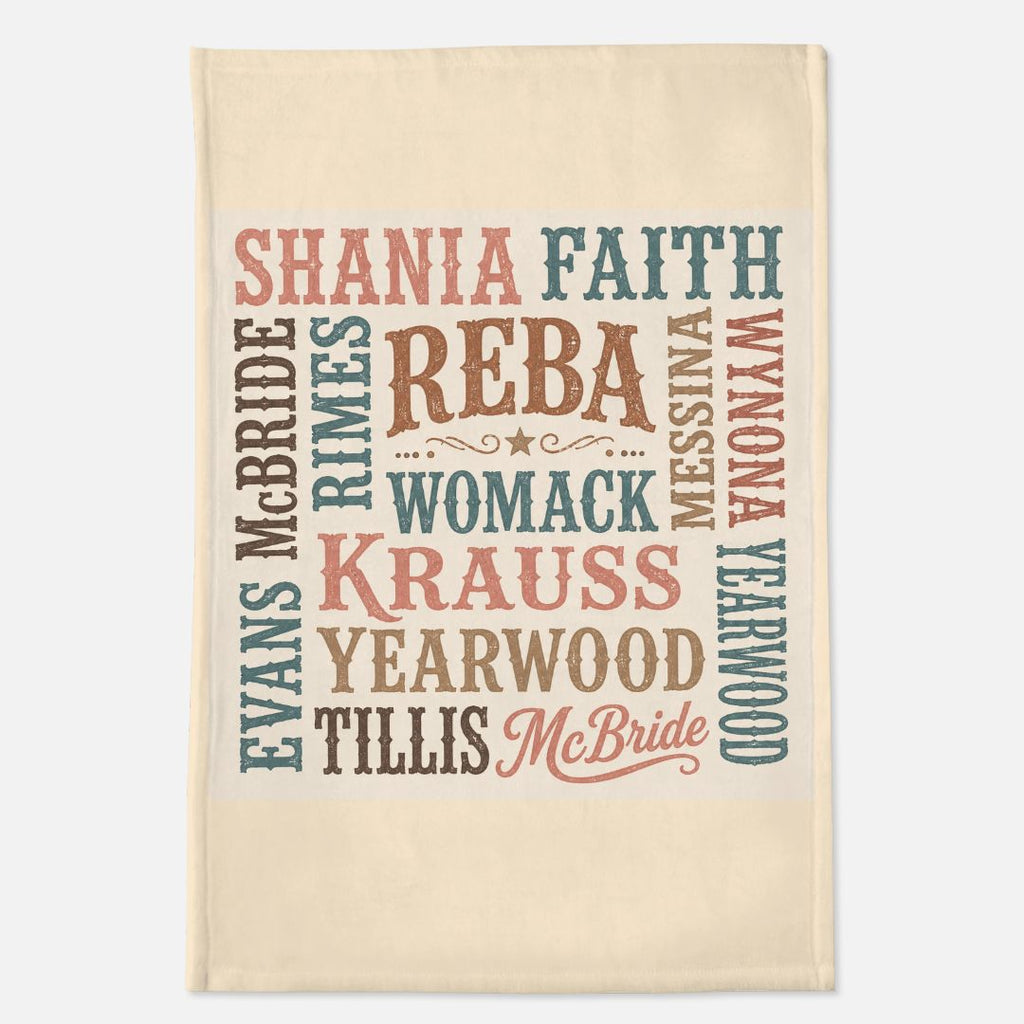 F. COUNTRY ARTIST BLANKET